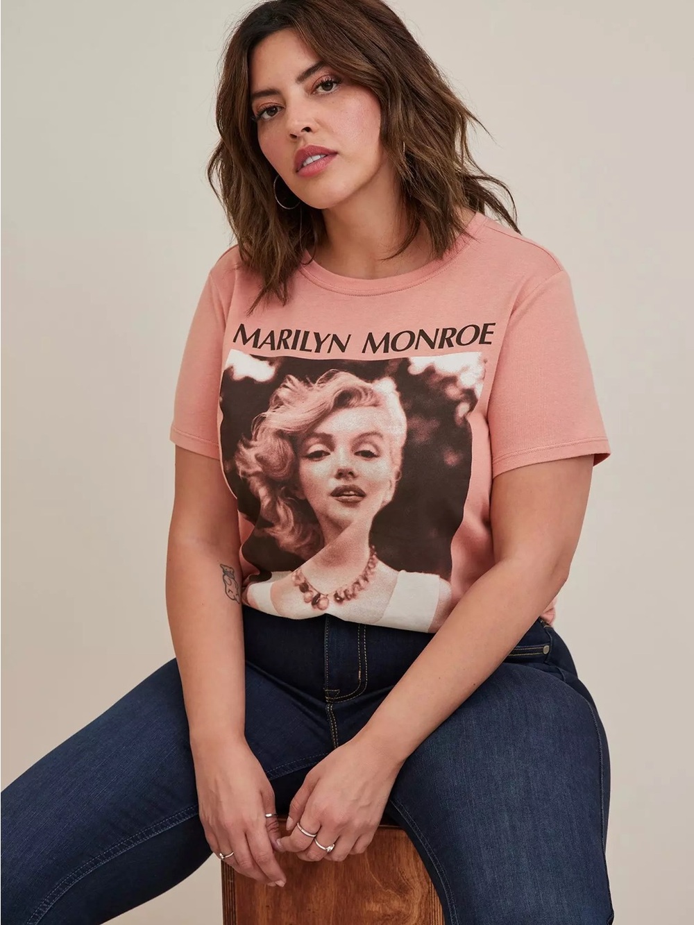 Torrid Pink Marilyn Monroe Graphic Tee - Short Sleeve 3 3XL 22/24